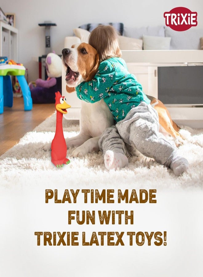 TRIXIE Bird Toy for Dogs, Durable Latex Squeaky Dog Toy, Ideal for Small to Medium Breeds, (Get Any 1 Color) 20 cm - Image 3